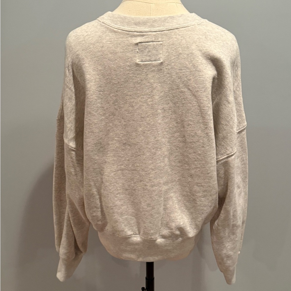 Abercrombie & Fitch Beige New York Crest Sweatshirt - Picture 3 of 4